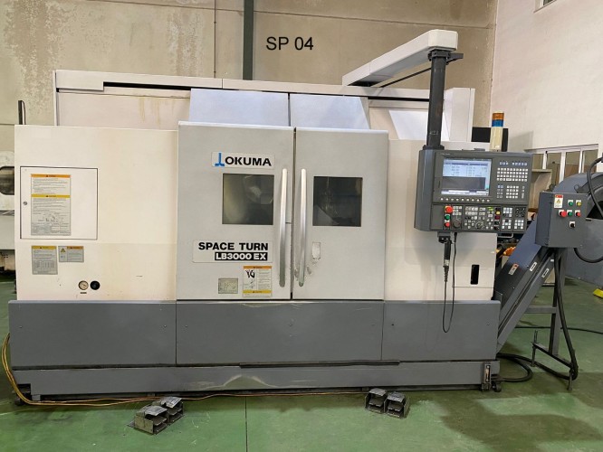 Tornio usato Okuma LB 3000 MY, - Plastin Gold